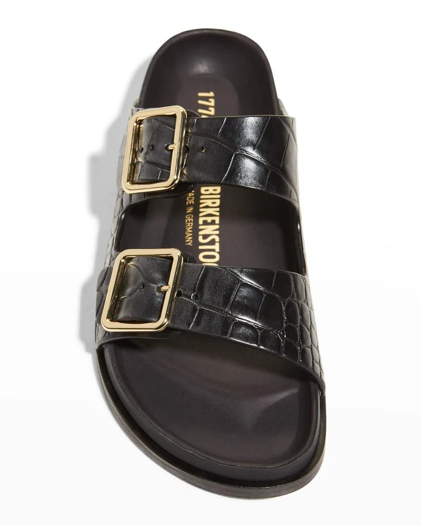 商品Birkenstock|1774 Arizona Mock-Croc Dual-Buckle Sandals,价格¥4639,第5张图片详细描述