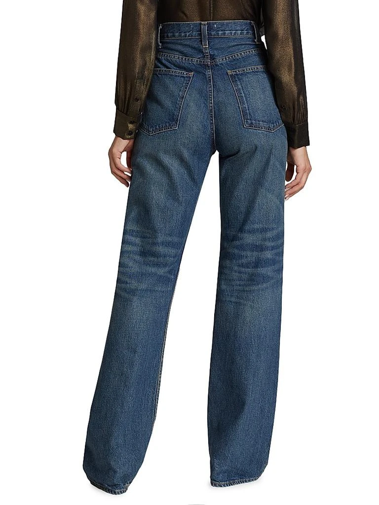 商品Nili Lotan|Mitchell High-Rise Straight-Leg Jeans,价格¥3341,第5张图片详细描述