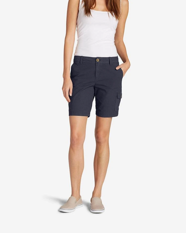 商品Eddie Bauer|女士Women's Adventurer Ripstop Cargo Shorts,价格¥261-¥372,第2张图片详细描述