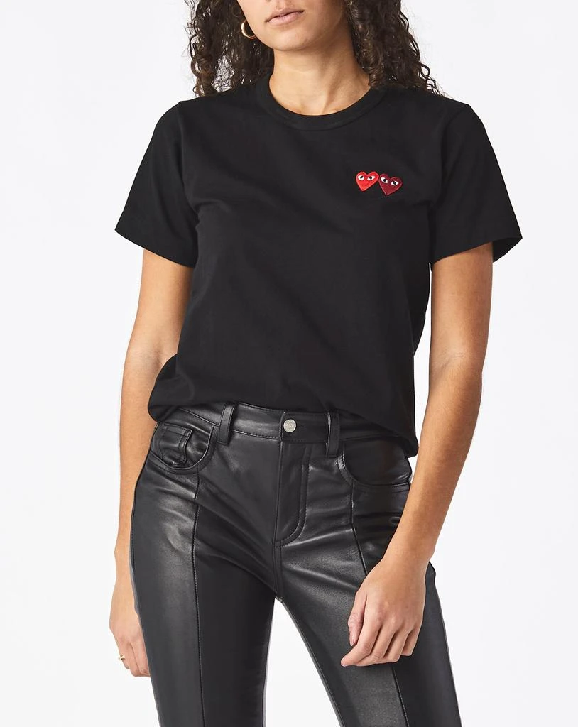 商品Comme des Garcons|Women's Double Heart T-Shirt,价格¥773,第1张图片