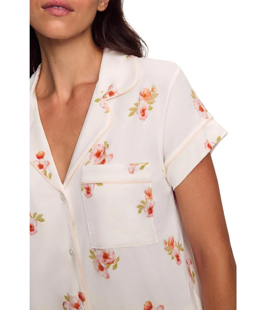 商品Eberjey|Gisele Printed Short Sleeve Crop Pajama,价格¥1186,第3张图片详细描述