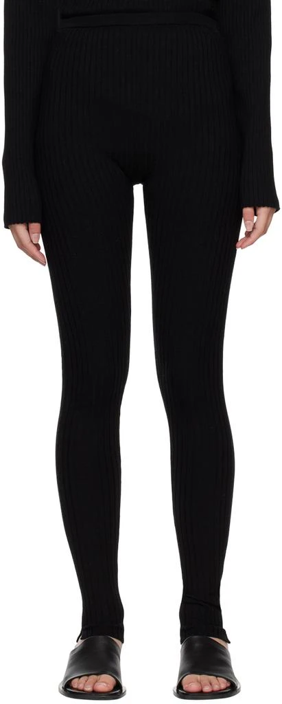 商品Totême|Black High-Rise Leggings,价格¥980,第1张图片