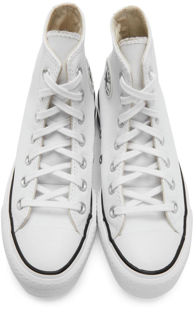 白色 Chuck Taylor All Star Lift 高帮运动鞋商品第5张图片规格展示