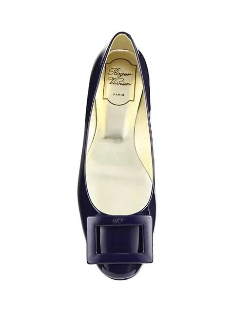 商品Roger Vivier|Gommette Patent Leather Flats,价格¥4693,第5张图片详细描述