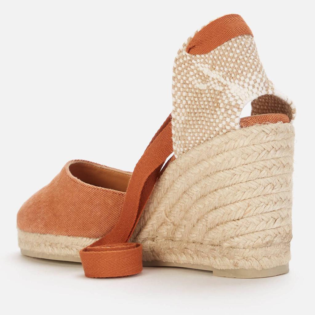 Castañer Women's Carina 8 Wedged Espadrilles - Cuero商品第2张图片规格展示