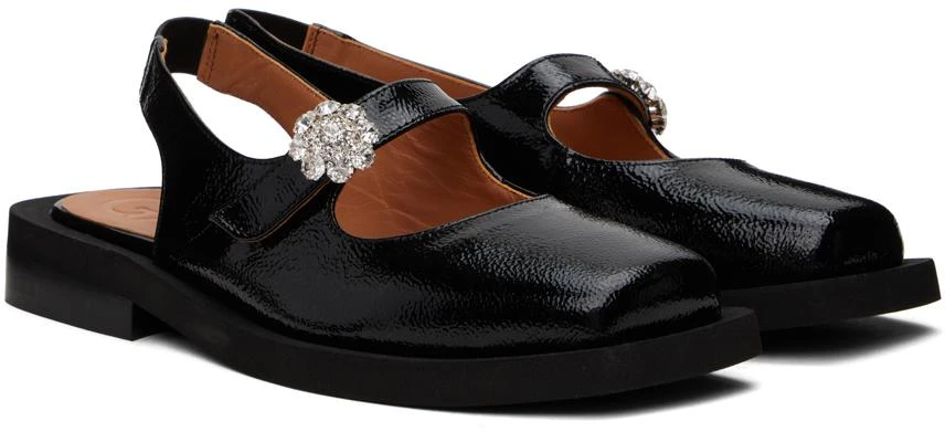 商品Ganni|Black Wide Loafers,价格¥2071,第4张图片详细描述