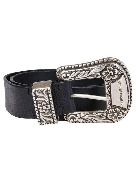 商品Golden Goose|GOLDEN GOOSE CALF LEATHER BELT,价格¥2199,第2张图片详细描述