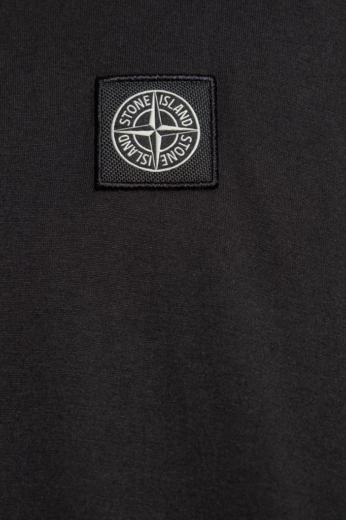 商品Stone Island|Stone Island Logo Patch Long Sleeved T-Shirt,价格¥938-¥1072,第2张图片详细描述