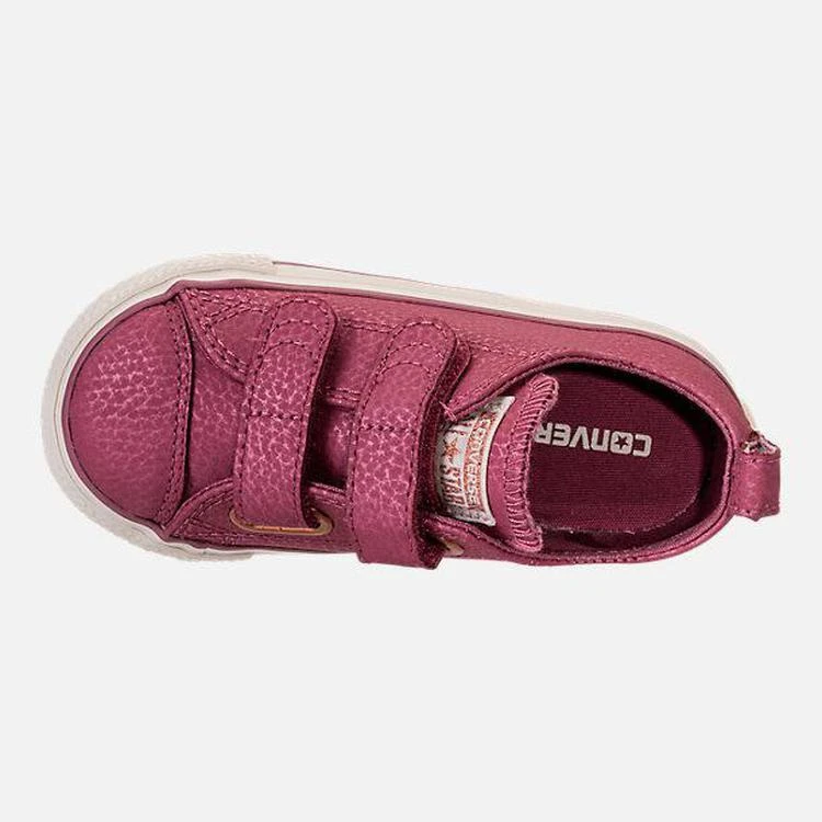 Girls' Toddler Converse Chuck Taylor Ox Leather Hook-and-Loop Strap Casual Shoes 商品