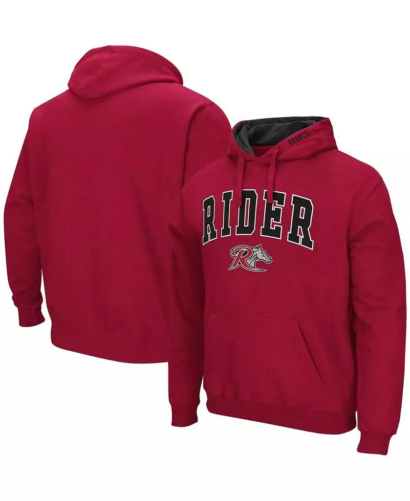 商品Colosseum|Men's Cranberry Rider Broncs Arch & Logo Pullover Hoodie,价格¥277,第1张图片