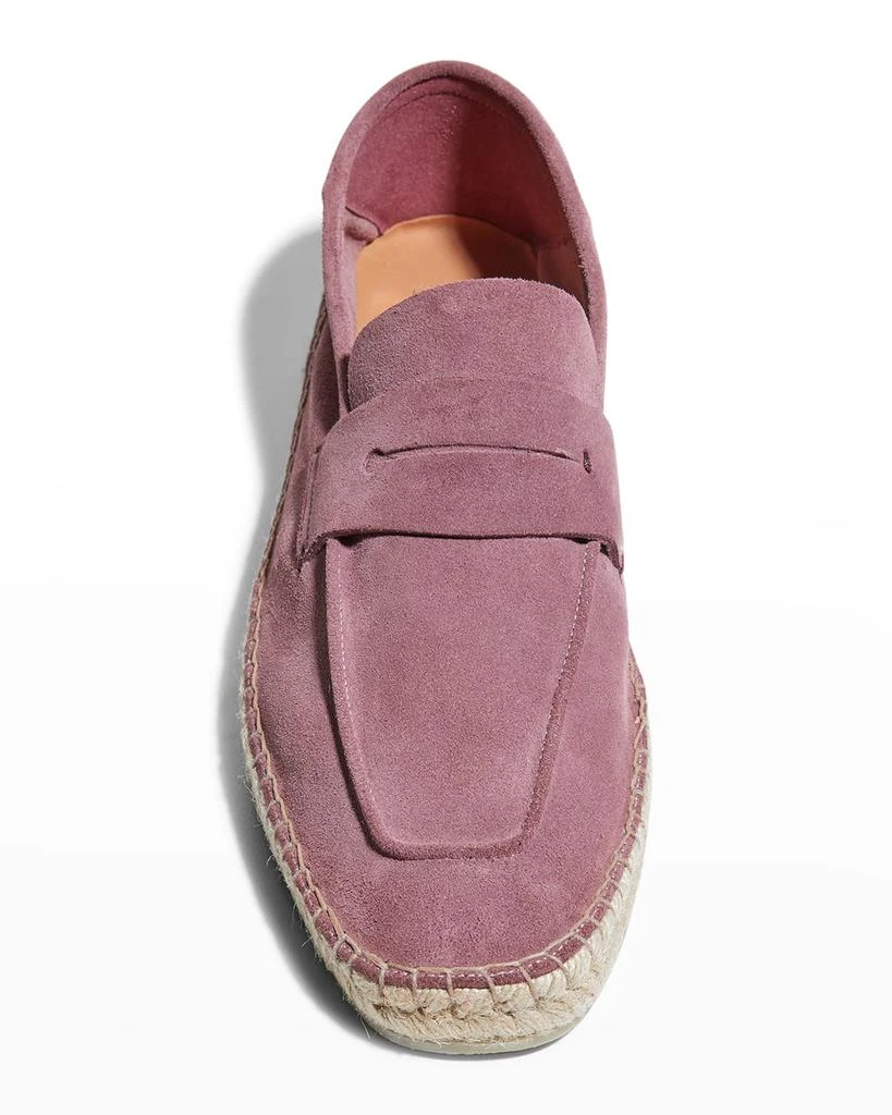 商品Zegna|Men's Suede-Leather Espadrilles,价格¥2624,第5张图片详细描述