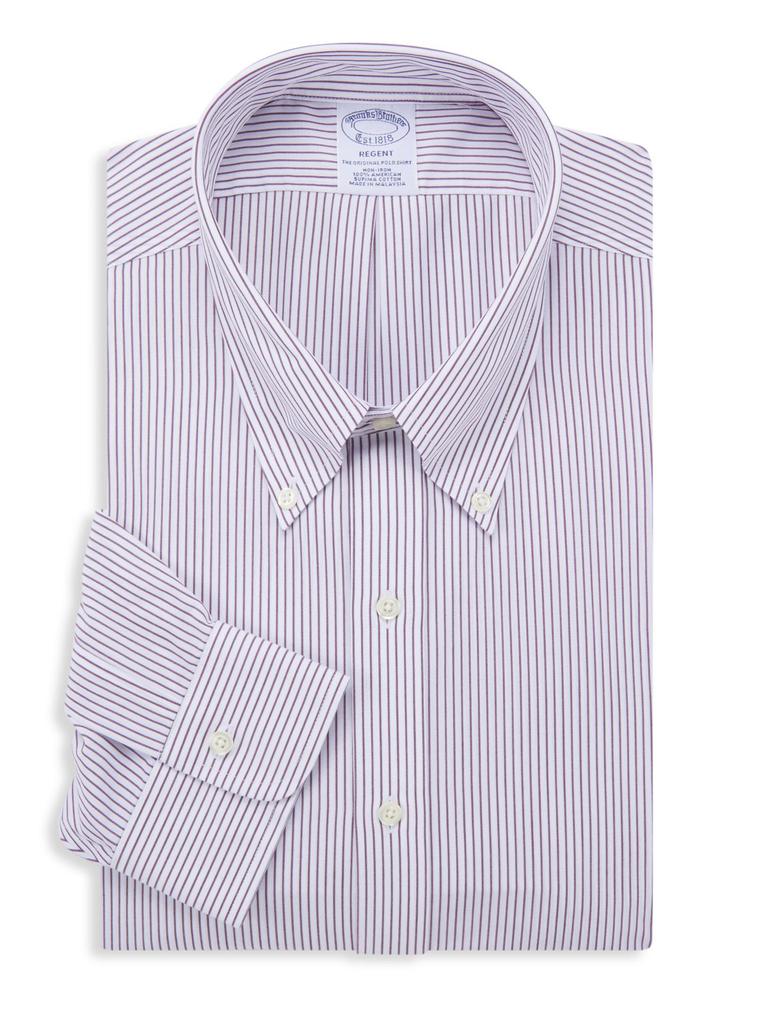Brooks Brothers | Regent-Fit Supima Cotton Stripe Dress Shirt 184.73元 商品图片