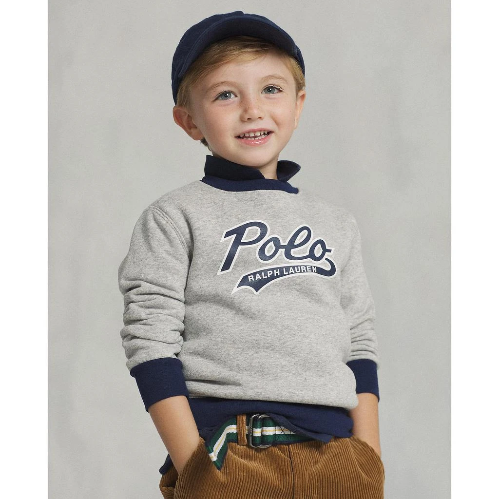 商品Ralph Lauren|Logo Fleece Sweatshirt (Toddler),价格¥136,第3张图片详细描述