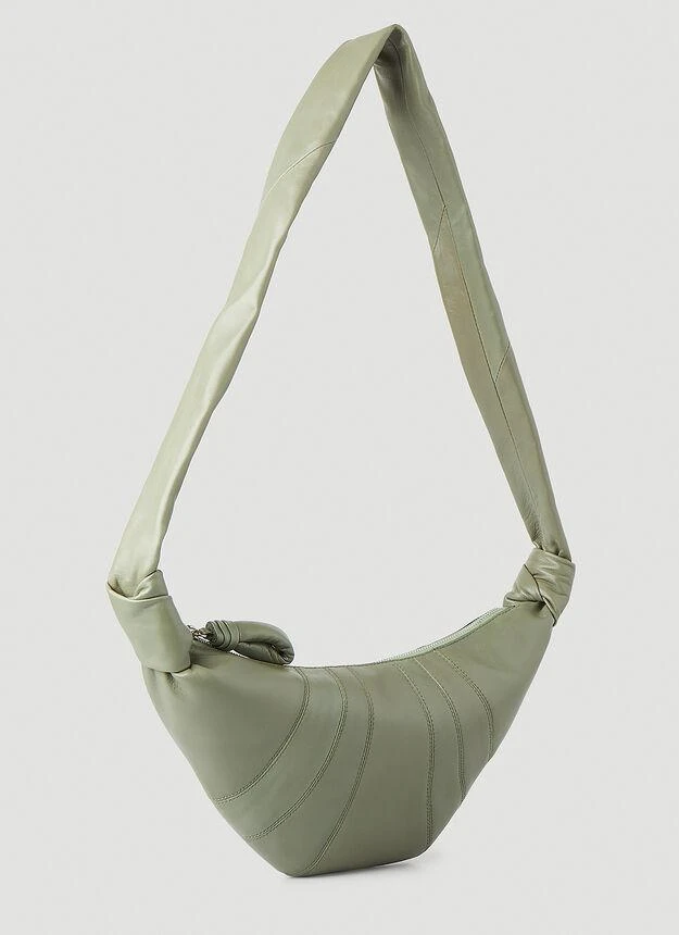 商品Lemaire|Croissant Small Shoulder Bag in Green,价格¥8616,第2张图片详细描述