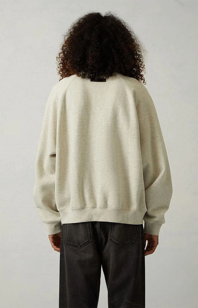 商品Essentials|Light Oatmeal Crew Neck Sweatshirt,价格¥495,第4张图片详细描述