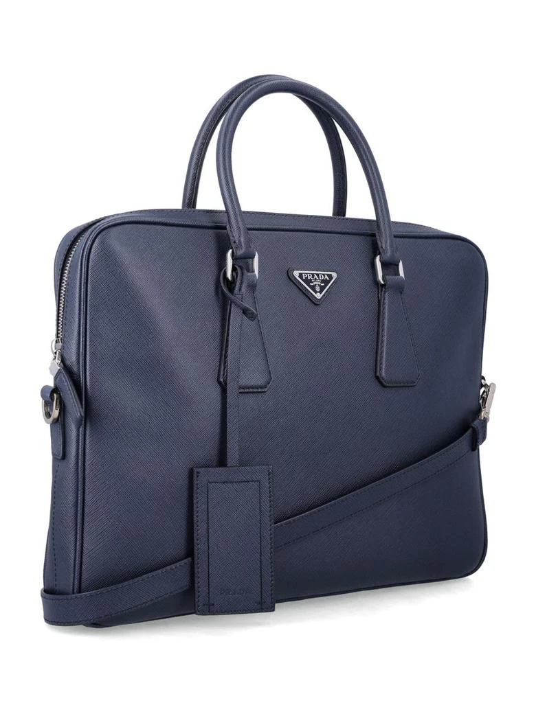 商品Prada|Prada Saffiano Leather Work Bag With Shoulder Strap,价格¥13140,第2张图片详细描述