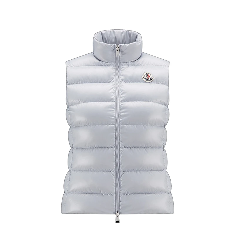 商品Moncler|Moncler/蒙克莱 22年秋冬新款 Ghany系列 女士紫灰色无袖羽绒服马甲,价格¥5903,第1张图片