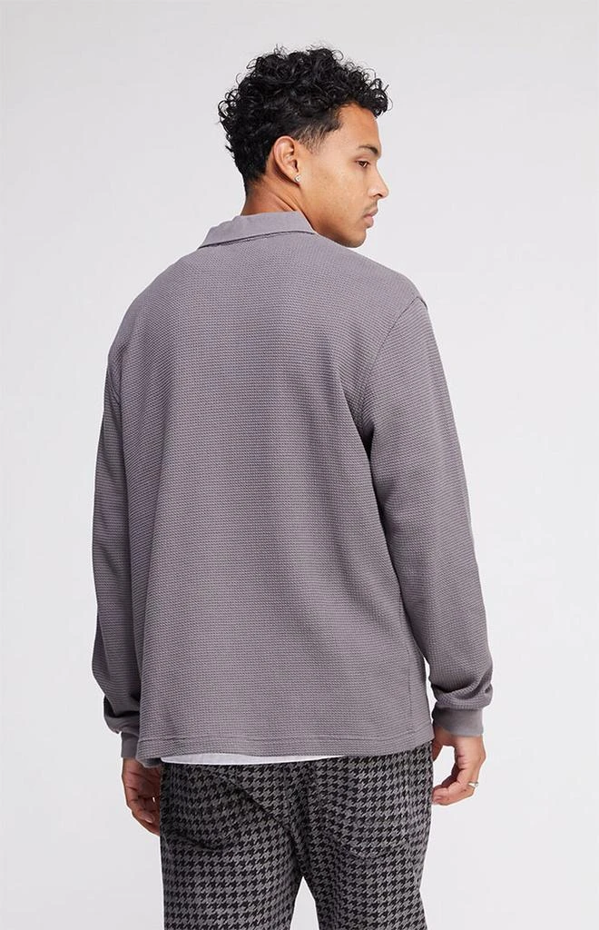 商品Playboy|By PacSun Open Long Sleeve Polo Shirt,价格¥312,第4张图片详细描述