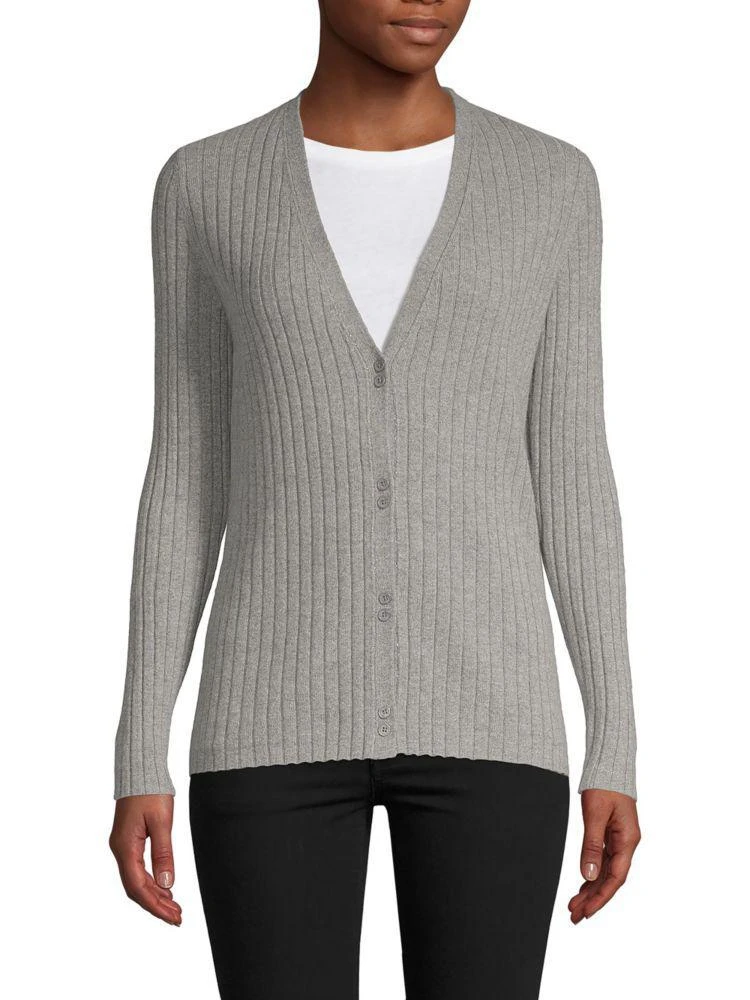 商品Lafayette 148 New York|Cashmere Ribbed Cardigan,价格¥1538,第4张图片详细描述
