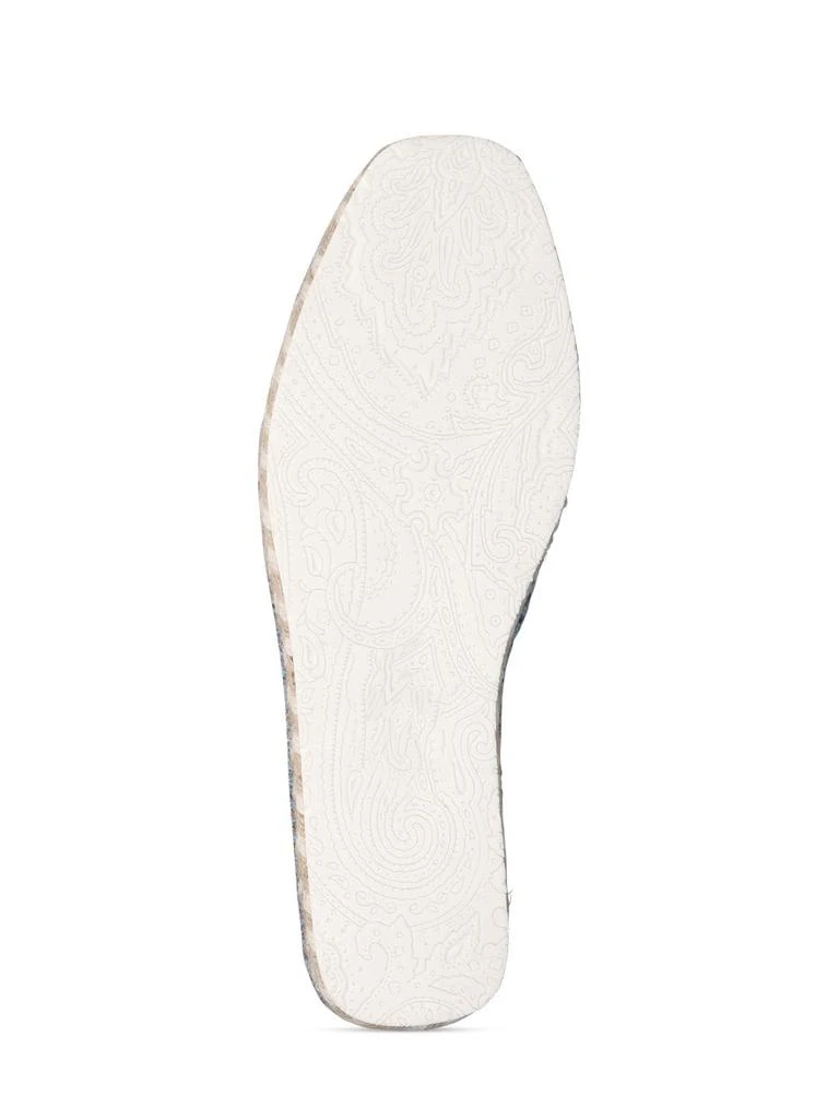 商品ETRO|Logo Cotton Canvas Espadrilles,价格¥2398,第5张图片详细描述