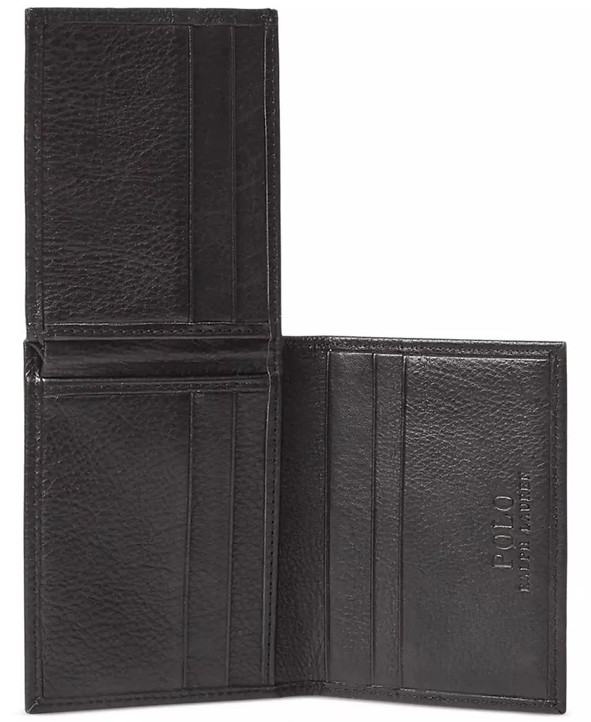 商品Ralph Lauren|Men's Pebbled Leather Billfold,价格¥742,第3张图片详细描述