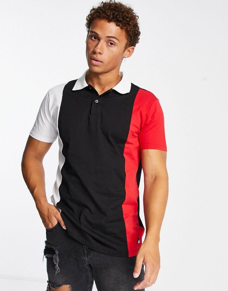 商品American Stitch|American Stitch polo in black stripe,价格¥267,第1张图片