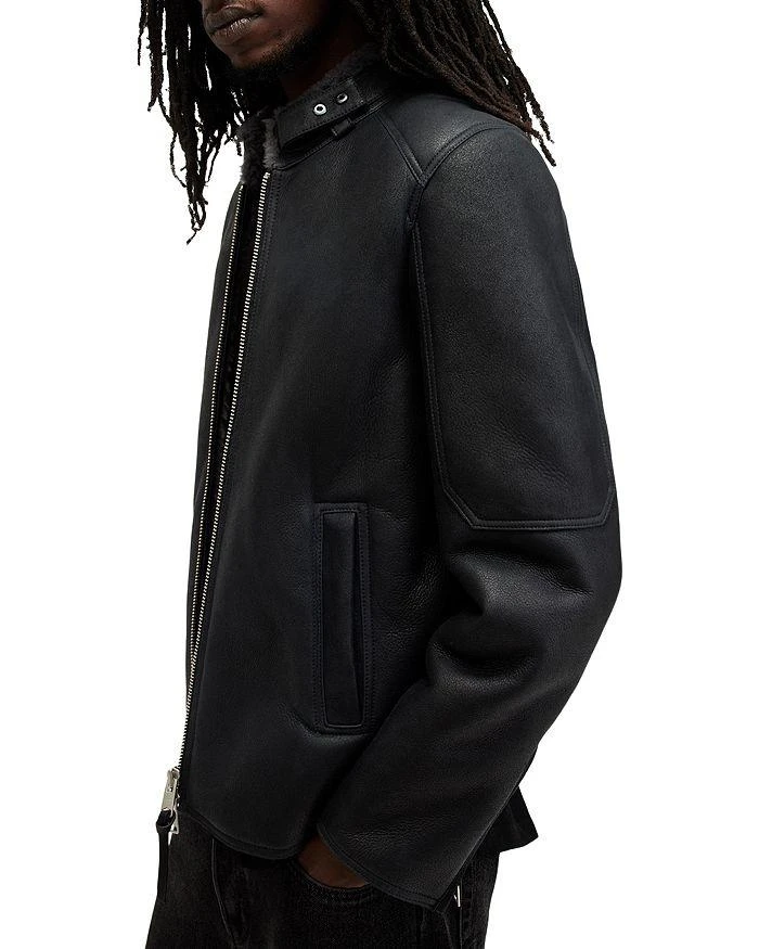 商品ALL SAINTS|Hayward Leather Jacket,价格¥8808,第4张图片详细描述