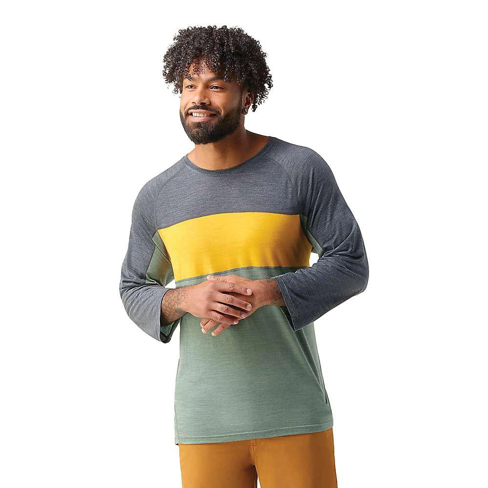 商品SmartWool|Smartwool Men's Merino Sport 120 Mountain Biking 3/4 Sleeve Tee,价格¥404,第5张图片详细描述