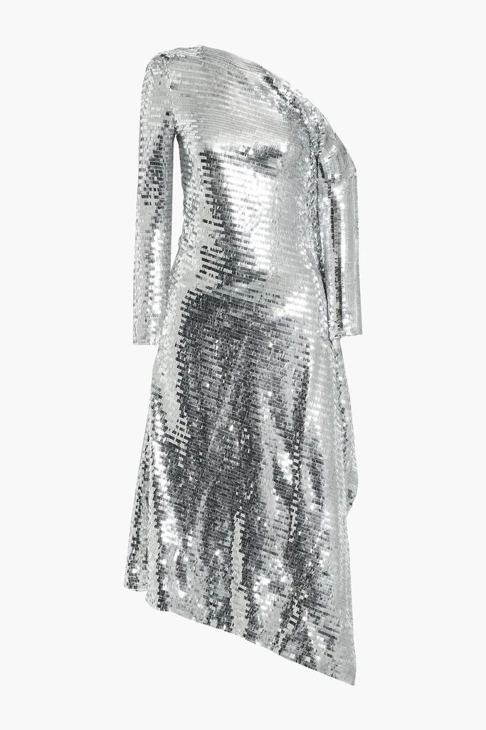 商品ROLAND MOURET|Castro off-the-shoulder draped sequined tulle midi dress,价格¥6455,第3张图片详细描述