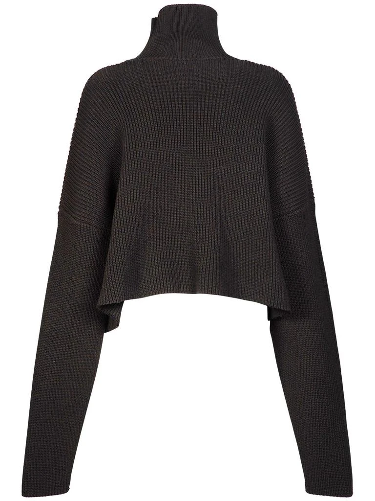 商品Balenciaga|Cropped Cotton Knit Turtleneck,价格¥10427,第4张图片详细描述