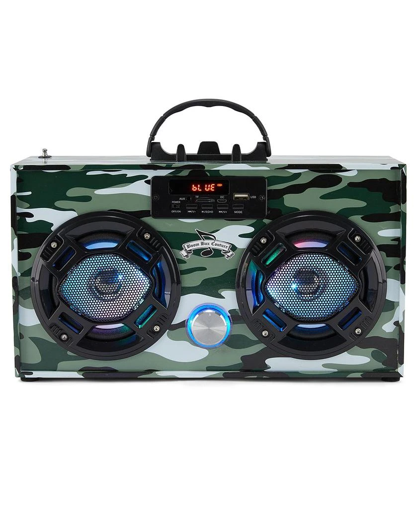 商品Wireless Express|Bluetooth FM Radio Boombox with LED Speakers - Ages 6+,价格¥374,第1张图片详细描述