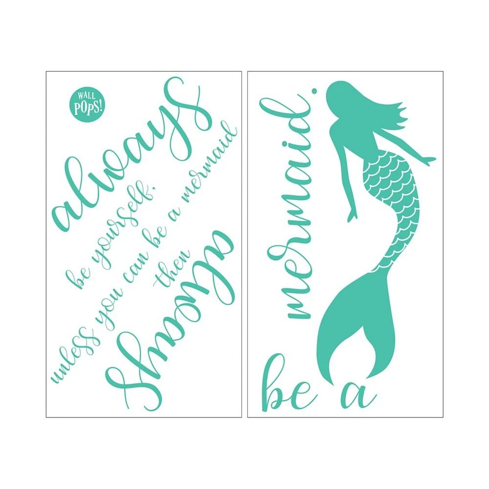 商品Brewster Home Fashions|Always Be A Mermaid Wall Quote,价格¥313,第1张图片