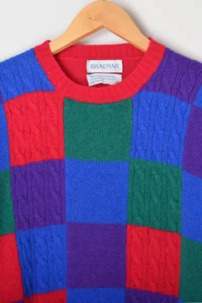 商品Urban Outfitters|Vintage 90s Colorblock Wool Sweater,价格¥371,第2张图片详细描述