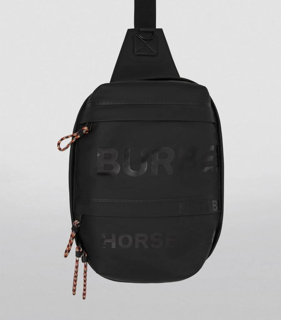 Coated Canvas Horseferry Print Backpack 商品