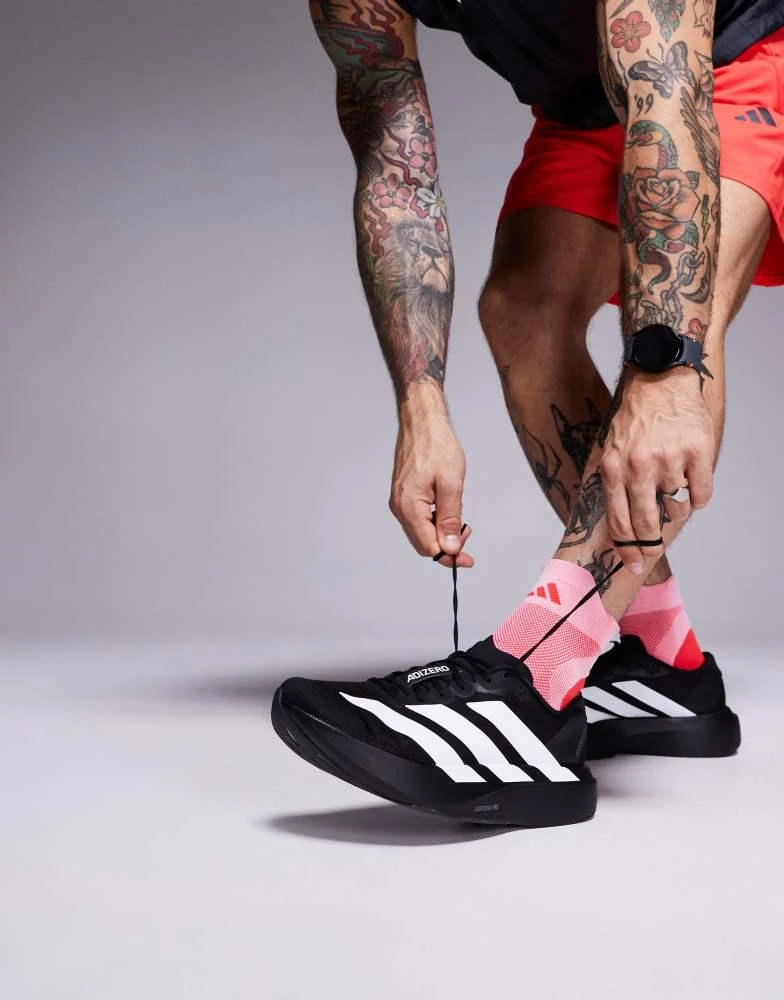 商品Adidas|adidas Running Adizero Evo SL trainers in black and white,价格¥1356,第1张图片
