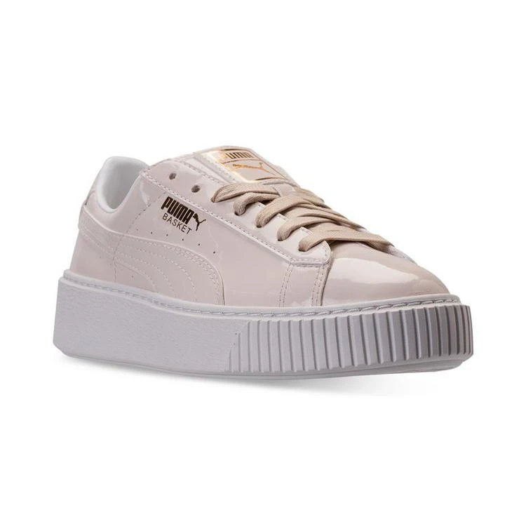 商品Puma|Women's Basket Platform Casual Sneakers from Finish Line,价格¥371,第1张图片