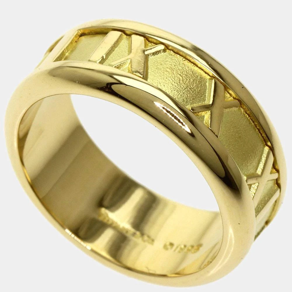 商品[二手商品] Tiffany & Co.|Tiffany & Co. Atlas 18K Yellow Gold Ring EU 49,价格¥6682,第3张图片详细描述