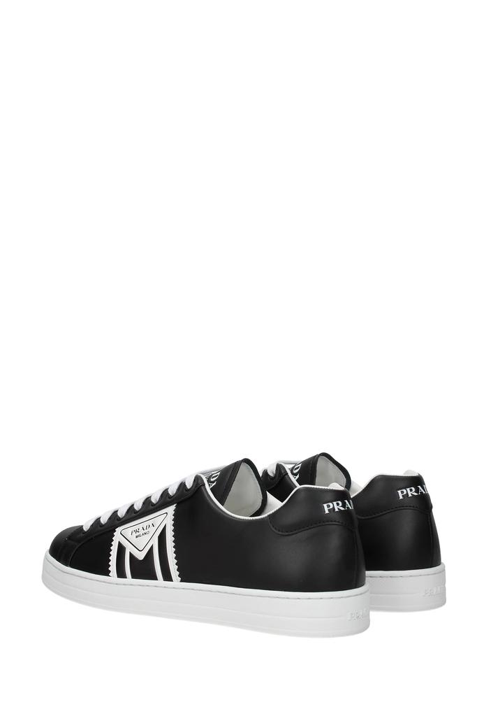 Sneakers Leather Black White商品第4张图片规格展示