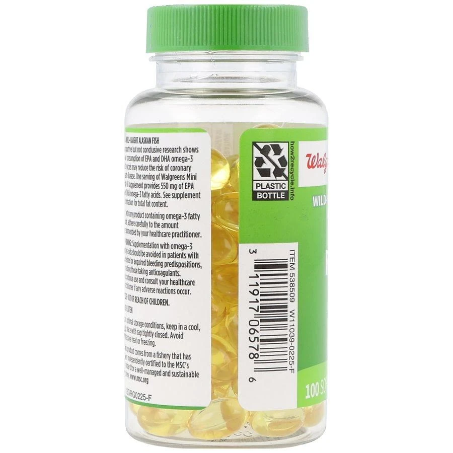 Mini Fish Oil 1000 mg Softgels 商品