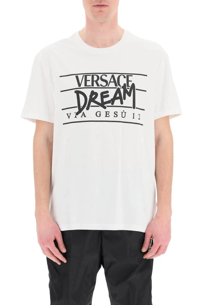 商品Versace|Versace dream logo t-shirt,价格¥1406,第2张图片详细描述