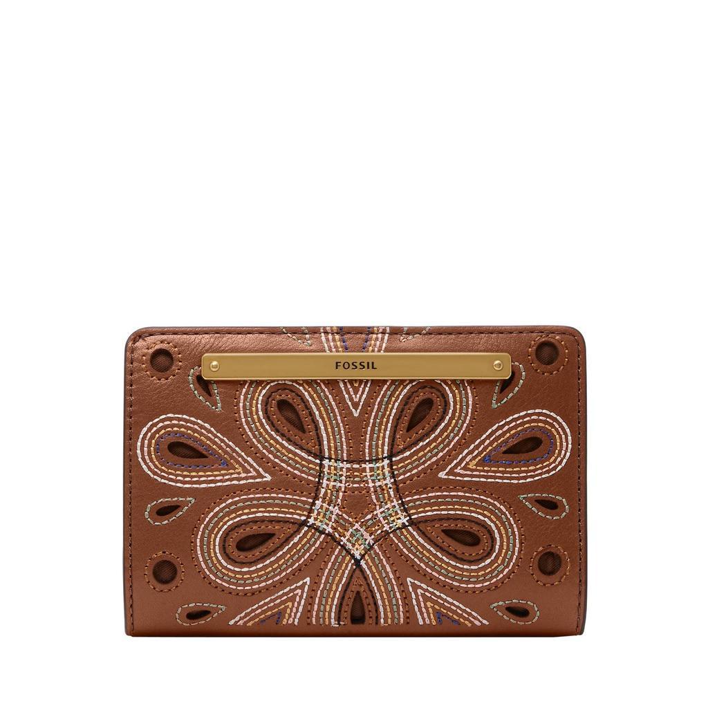 商品Fossil|Liza Leather Zip Around Clutch,价格¥413,第1张图片