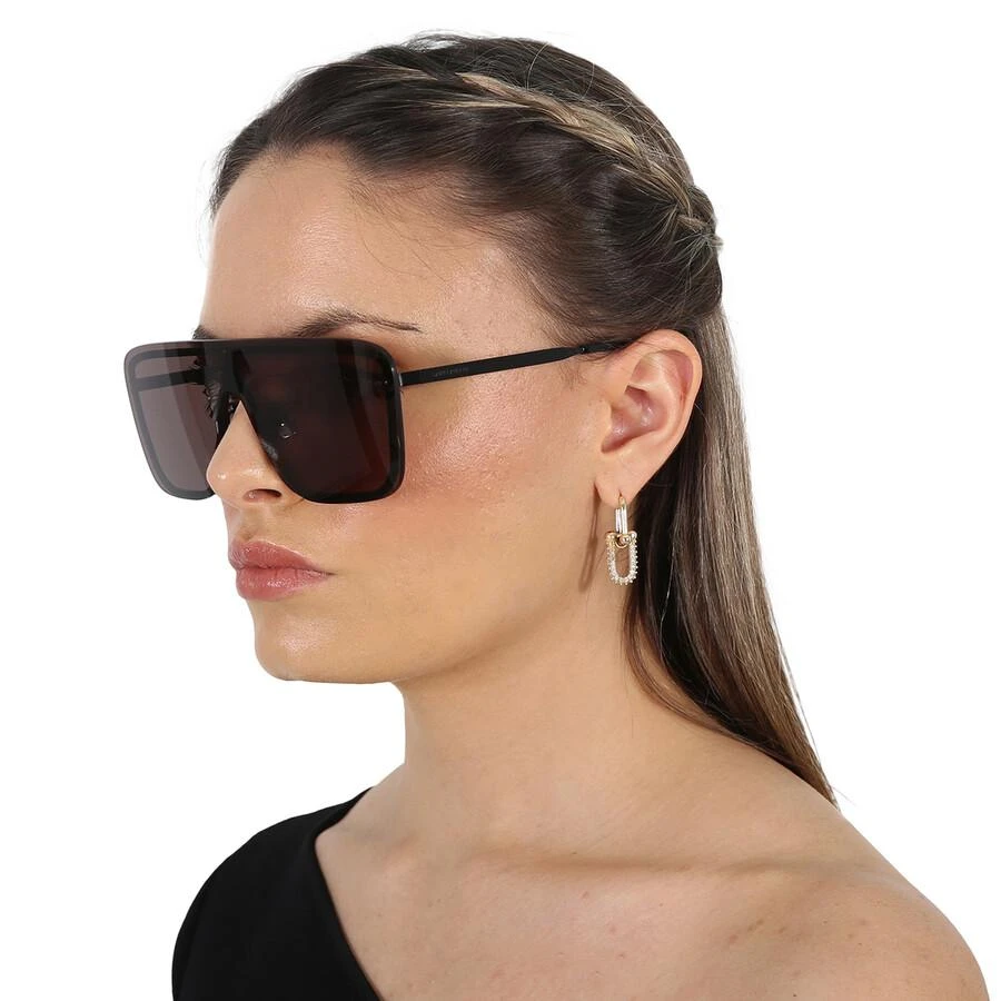 商品Yves Saint Laurent|Black Mask Unisex Sunglasses SL 364 MASK 002 99,价格¥2123,第2张图片详细描述