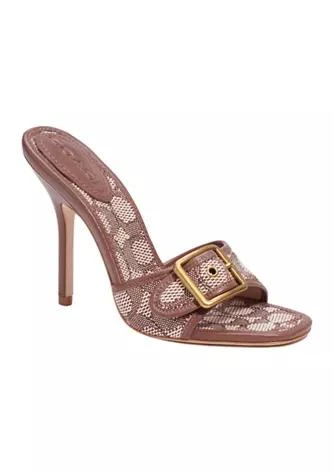 商品Coach|Buckle Mule Slide Sandals,价格¥1455,第1张图片