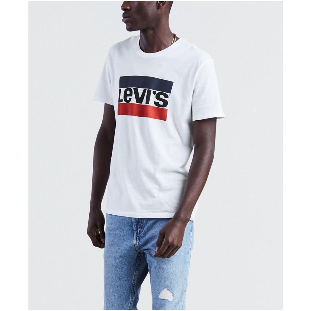 商品Levi's|Men's Sportswear Logo Graphic Crewneck T-shirt,价格¥127,第1张图片