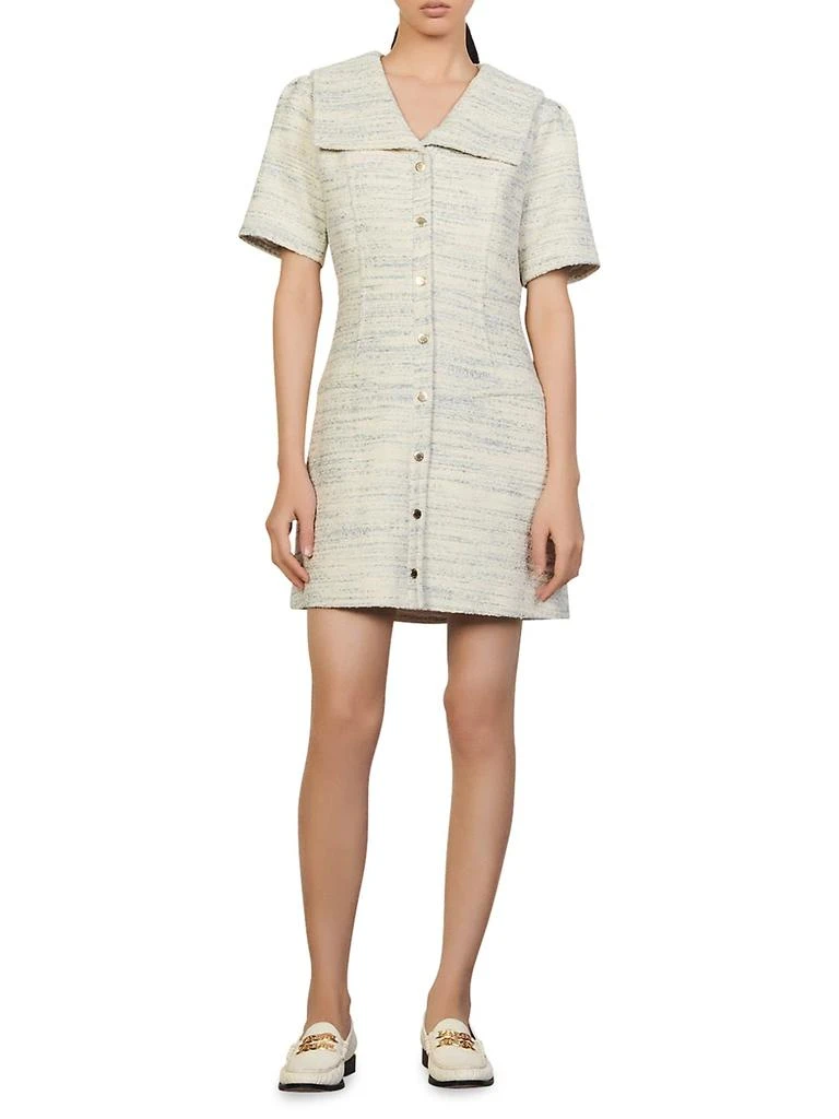 商品Sandro|Bethany Tweed Dress,价格¥1934,第2张图片详细描述