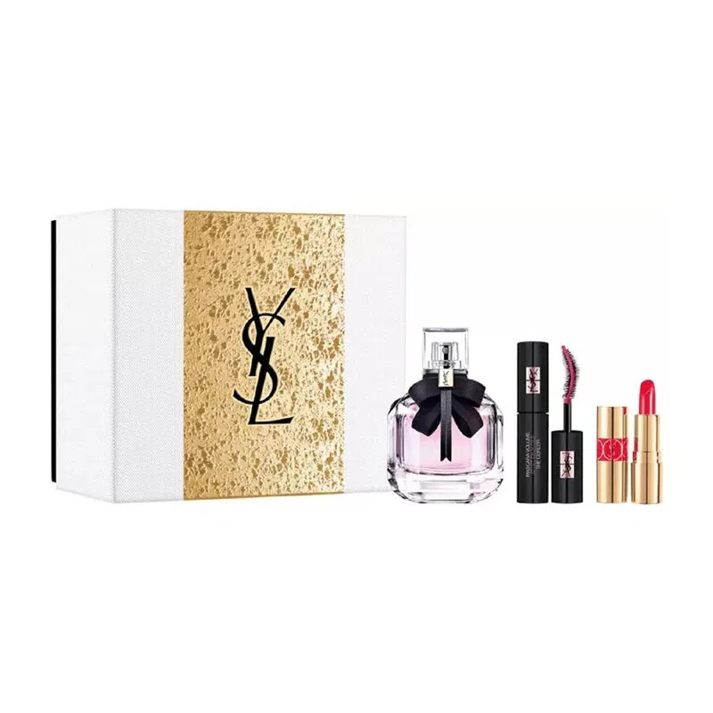 商品Yves Saint Laurent|圣罗兰反转巴黎香水限量3件套套装 浓香水+睫毛膏+口红,价格¥534,第1张图片