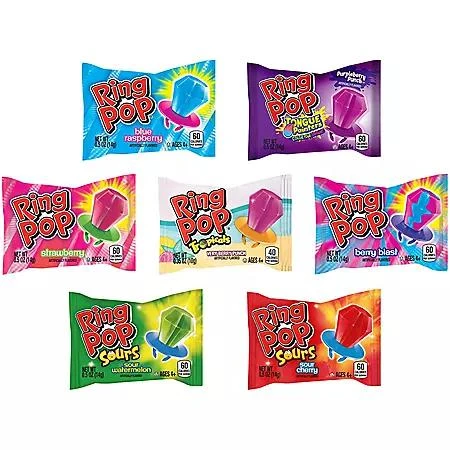 商品Ring Pop|Ring Pop Variety Pack, 0.5 oz., 44 pk.,价格¥125,第5张图片详细描述