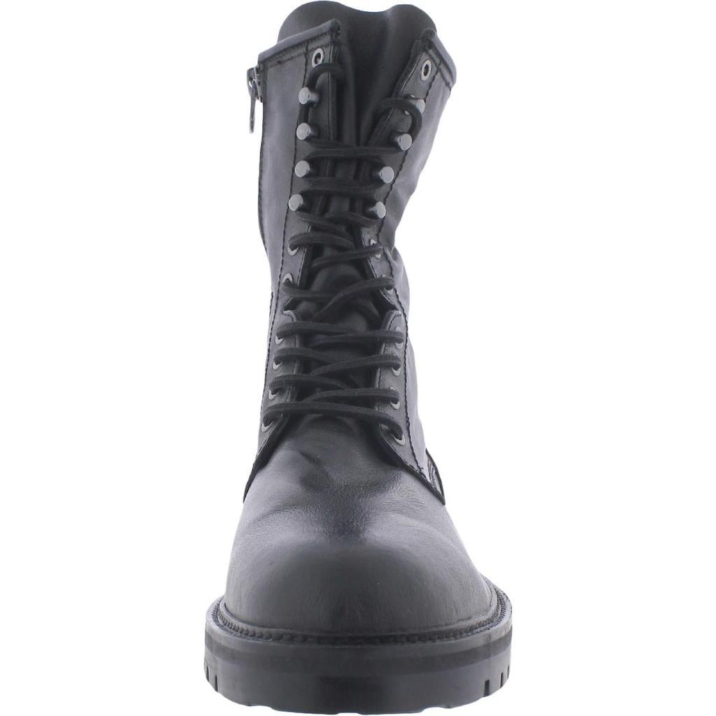 商品Steve Madden|Steve Madden Mens Rockey Leather Lugged Sole Combat & Lace-up Boots,价格¥459,第5张图片详细描述