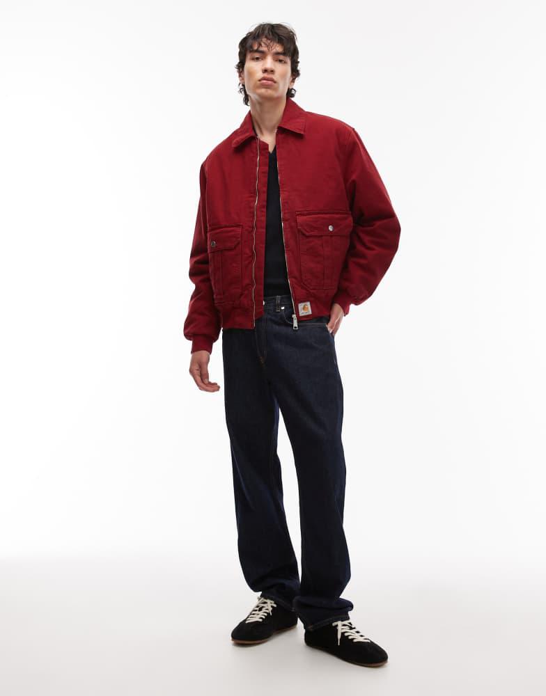 Carhartt WIP stanton jacket in red – On Sale Now with Up to 31