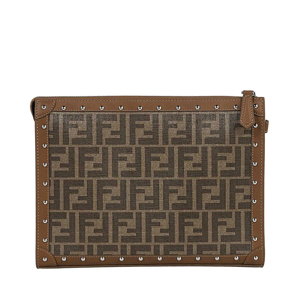 FENDI 棕色男士手拿包 7VA491-A8V3-F18AT 商品